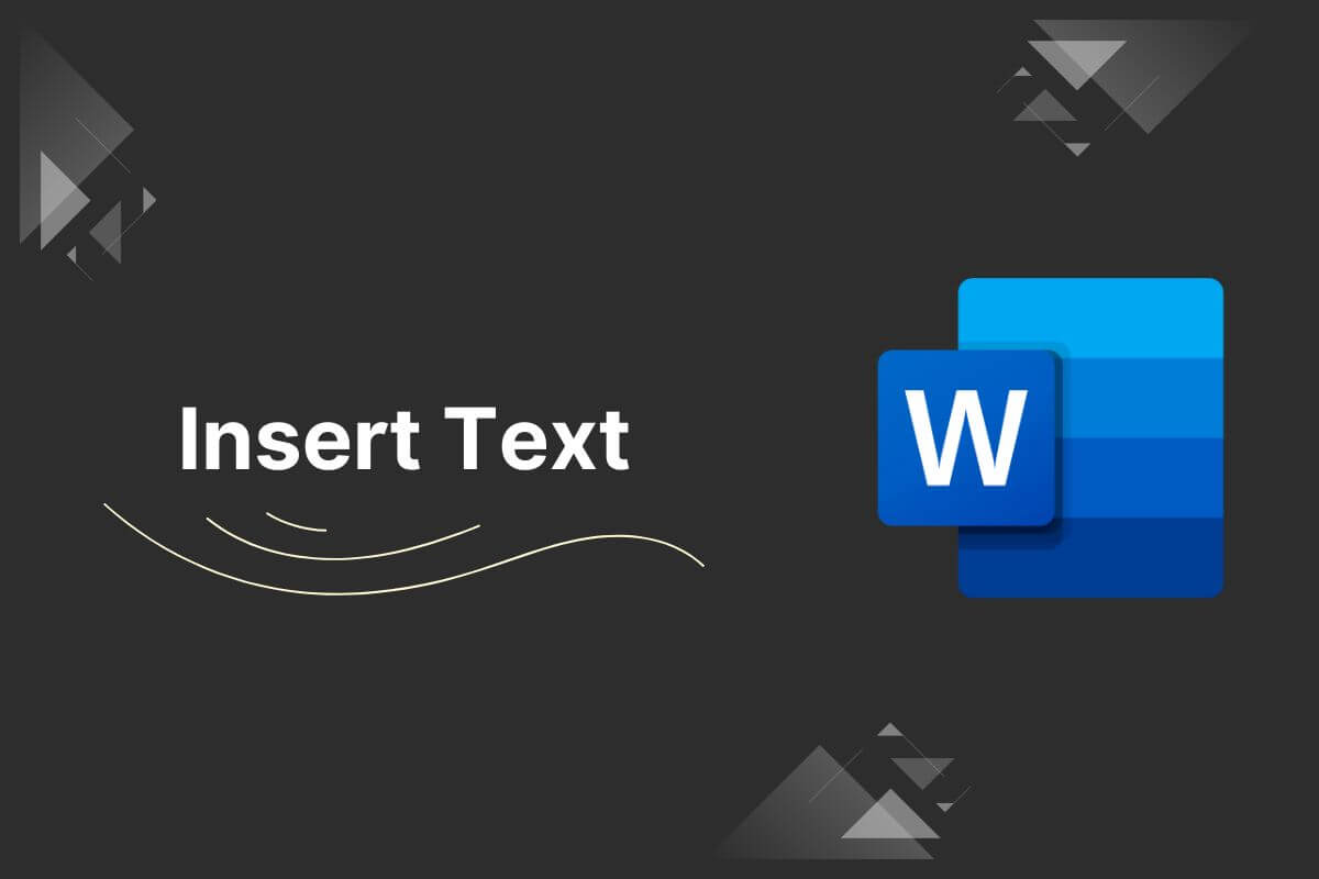MS Word Insert Text - MS Word Tutorials